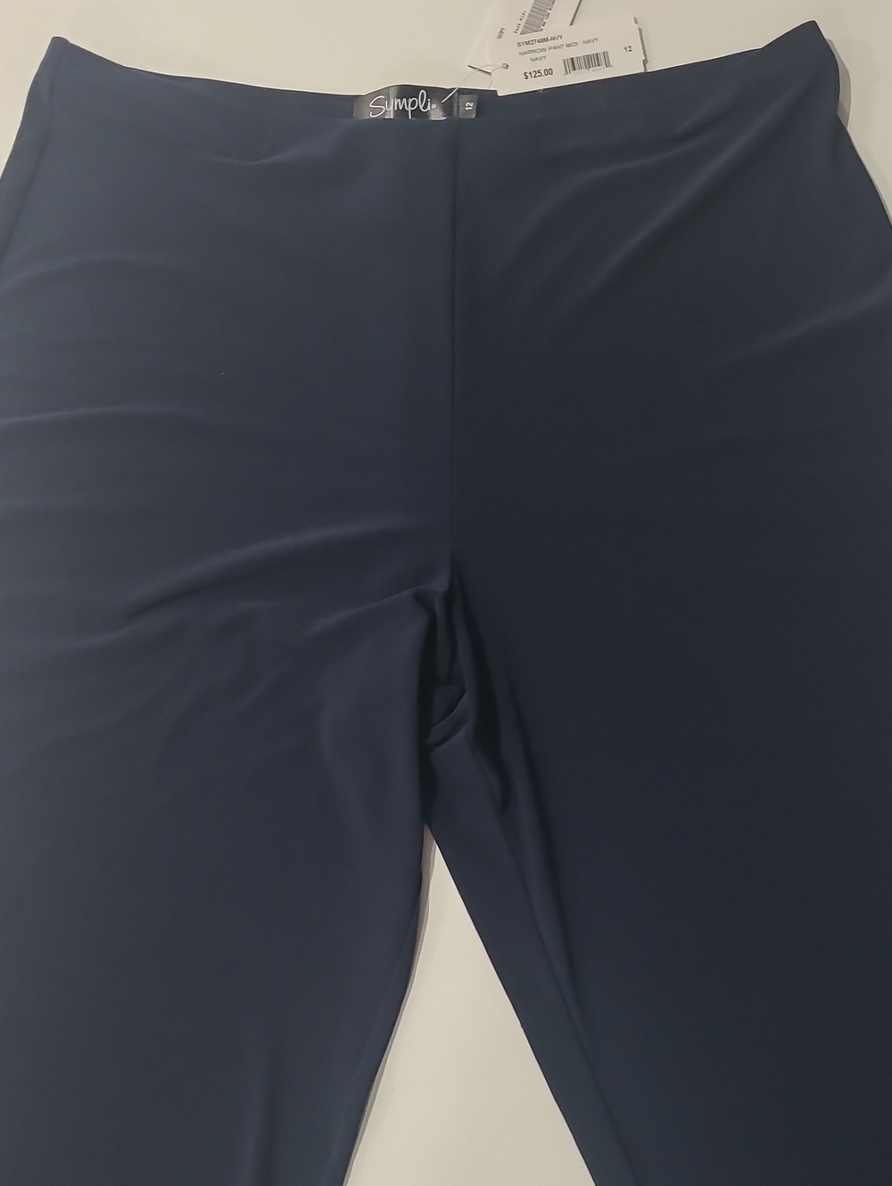 Simple Navy Stretch Men’s Pants
